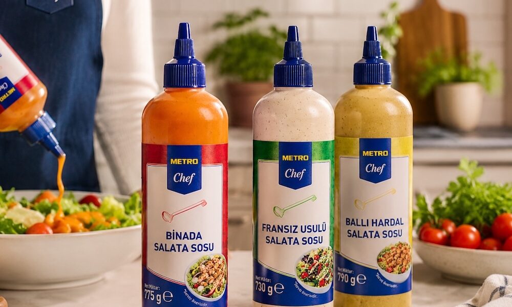 Lezzetten Ödün Vermeden Zamandan Kazandıran Yeni Metro Chef Salata Sosları | HORECA TREND